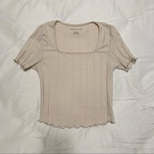 Square neck top